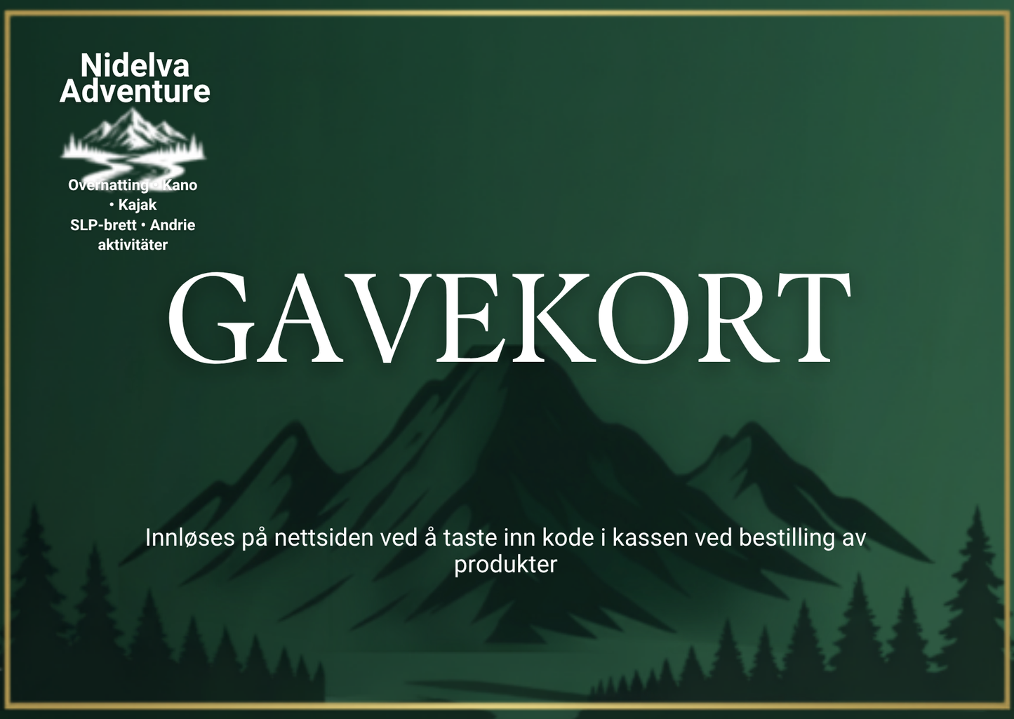 Nidelva Adventure Gavekort